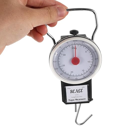 Portable Luggage Scale Handheld Weight Scale with Hook 35kg Capacity for Travel and Suitcase Weighing