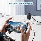 Type C Charger, 2Pack 25W PD USBC Wall Charger Super Fast Charging Block & 6ft Android Phone Cable Cord for Samsung Galaxy S26 S25 S24 S23 S22 S21 S20 (Plus/Ultra)/Note 20 10 9 8/ S10 S9 S8 Galaxy Tab