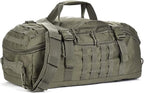 Miramrax Travel Duffle Bag Backpack for Men - Large Tactical Bags Weekender Gym Bag for Overnight Traveling Military Workout Deployment Sports (Green, 25L)