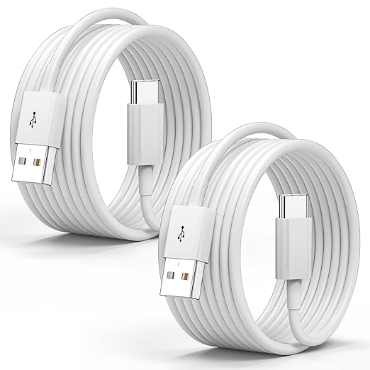 Car Carplay Cable for iPhone 17 Pro Max/Air/16/15 Pro Max/Plus/16e Cables,2Pack USB A to USB C for iPhone USB C Cord,USB C Cable for iPad Pro/iPad Air Android Charger Cord Type-C Charging Cable 10FT