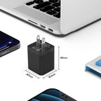 6Pack USB Wall Charger, iGENJUN 2.4A Phone Charger Dual USB Port Cube Power Plug Adapter Fast Wall Charger Block Compatible with iPhone 17/17 Pro/16/16 Pro, Samsung Galaxy, Pixel, LG, Android-Black