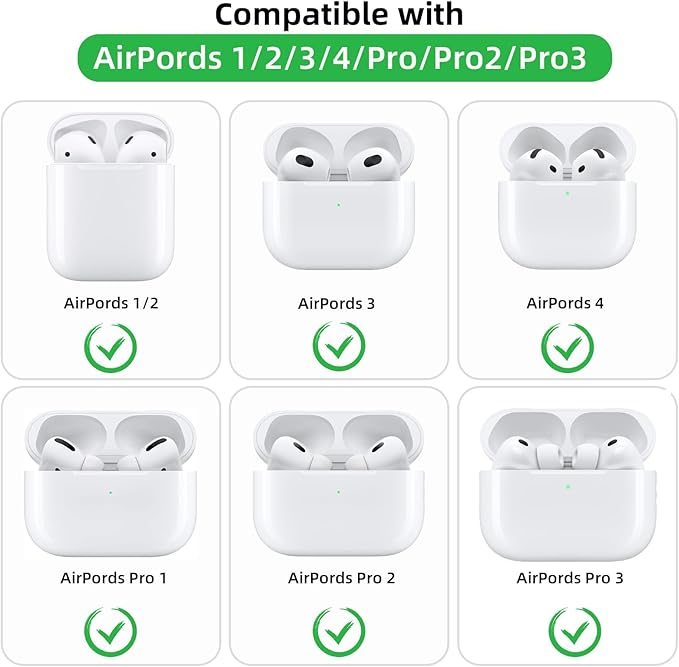 Earbud Case Portable EVA Carrying Case Storage Bag Cell Phone Accessories Organizer with Carabiner for Wireless/Bluetooth Headphones, SD Memory Card, Camera Chips(Oval, 5 Pack)