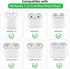 for Earbuds Carrying Case, Small Oval Storage Cases, Tech Pouch, Portable Storage Earbud Pouch Bag for Earbuds, in-Ear Headphones, Earphones, Headsets, Hearing Aids, USB Charging Cable, Purple1