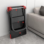 Flatbed cart Folding Multi-Purpose Flatbed Trolley with 5-inch Silent Wheels Foldable Transport(Gris)