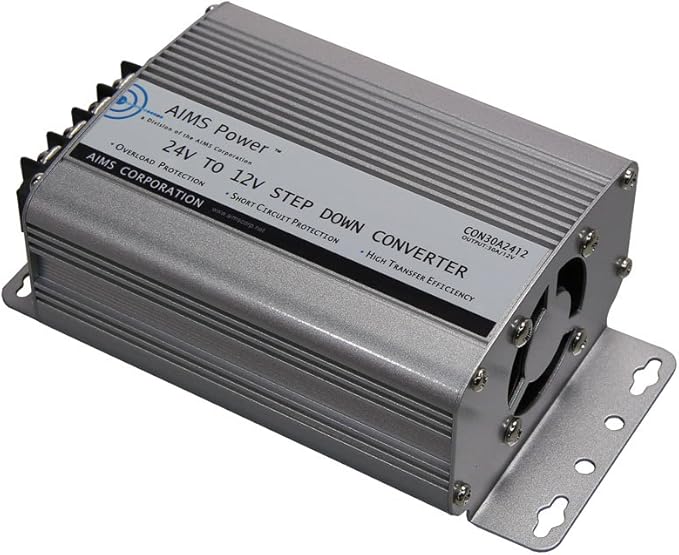 AIMS Power 40 Amp 24V DC to 12V DC Converter