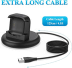 Vancle Charger for Fitbit Versa 2 (Only), Anti-Slip Charging Stand Dock with 4.1Ft USB Cable Cord for Fitbit Versa 2 Smartwatch (Not for Versa/Versa Lite)
