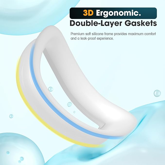 Braylin Swim Goggles, 2-Pack Swimming Goggles, Anti Fog, No Leaking For Adult Women Men Youth