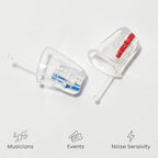 Earasers 26dB Noise Reducing Earplugs - Large