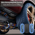 2 Pack GPS Tracker for Vehicles with Magnetic Case Global Real-Time Bluetooth Tracking Device for Cars Hidden Work with Apple Find My (iOS Only) Waterproof No Fee No Subscription No SIM Card Required