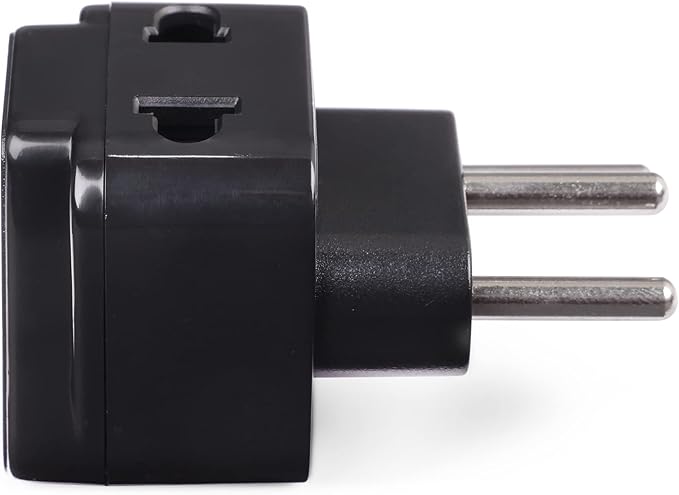 OREI Switzerland Power Plug Adapter, 2 in 1 USA Grounded Connection - Universal Socket - Type J - 4 Pack - Perfect for Cell Phones, Laptops, Chargers & More