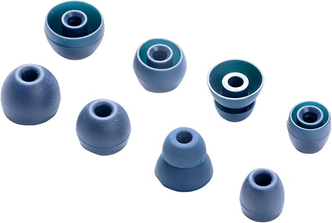 Replacement Eartips Silicone Earbuds Buds Set for Powerbeats Pro Beats Wireless Earphone Headphones,4 Pair (Navy)