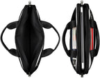 Laptop Shoulder Bag for Women Men, Waterproof Computer Case Messenger Bag Briefcase for Business Office Travel