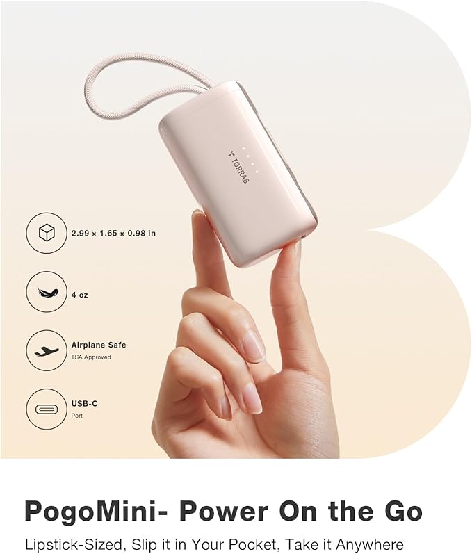 TORRAS Pair It Up and Save 15% — Mini Portable Charger + Ostand Magnetic Case = Better Together