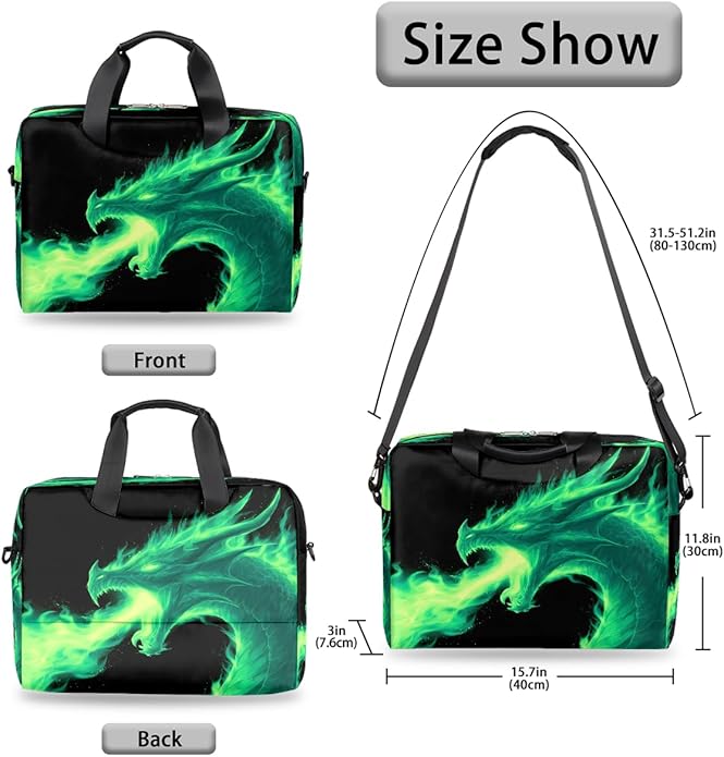 Cute Laptop Shoulder Bag for Women Men, Computer Laptop Bag Laptop Sleeve Case Laptop Satchel Briefcase Carrying Bag QA-1