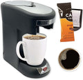 Café Valet Single Serve Coffee Maker, Brews 10 Ounces of Coffee or Hot Water, Compatible with Café Valet Coffee Packs