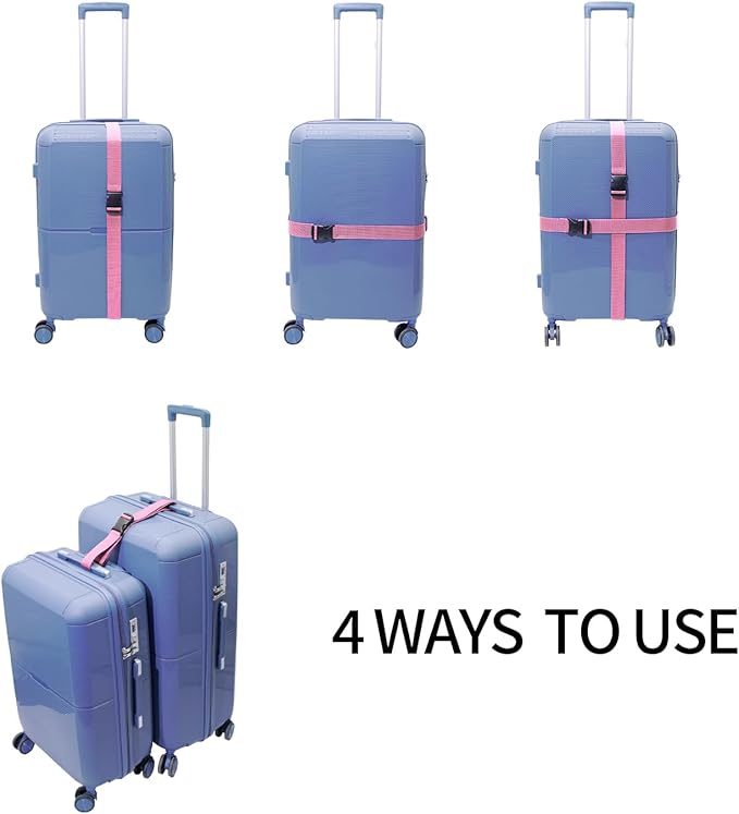 Luggage Straps 2-80Pink