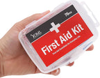 DMI 76-Piece First-Aid Kit, Portable All-Purpose Use for Minor Cuts and Scrapes, Durable Water-Resistant Case, Convenient and Portable for Travel