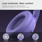 YUMONDEAR Bluetooth Headphones Over Ear, 80 Hrs Playtime Wireless Headphones with ENC Mic, Deep Bass EQ, Foldable Comfort for Travel, Gym & Commuting, Stocking Stuffers