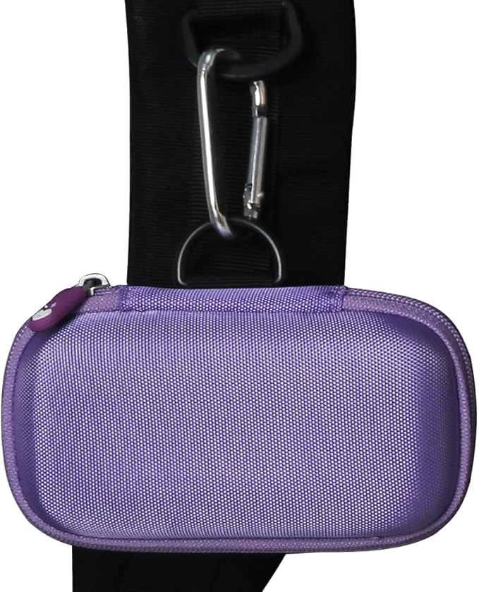 Hermitshell Hard Travel Case for Anker Power Bank USB C Charger Block, 3-in-1 5,000mAh Portable Charger (Purple)