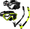 Aegend Snorkeling Gear for Adults Youth Kids, Snorkel Mask with Top Dry Valve - Panoramic View Anti-Leak and Anti-Fog with Mesh Bag for Snorkeling, Scuba Diving, Freediving & Swimming