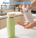 4 in 1 Travel Dispenser Bottle, 4-in-1 Refillable Travel Dispenser Bottles, 4 Pack 30ML Travel Bottles for Toiletries, 2026 New Portable Travel Containers for Shampoo Lotion Conditioner (White)