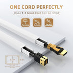 Delamu Cord Hider, 315in Cord Covers for Wires on Wall, One-Cord Cable Hider, Wire Hiders Wire Covers for TV Cords on Wall, Easy Mount Cable Cover Management Kit, 20 x L15.7 W0.59 H0.4in, White