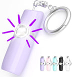 Securityman Personal Alarms for Women | Safety Alarm Keychain (Loud 130dB Siren and SOS Strobe Light) Everyday Self Defense Security Alarm Protection Device (Purple)