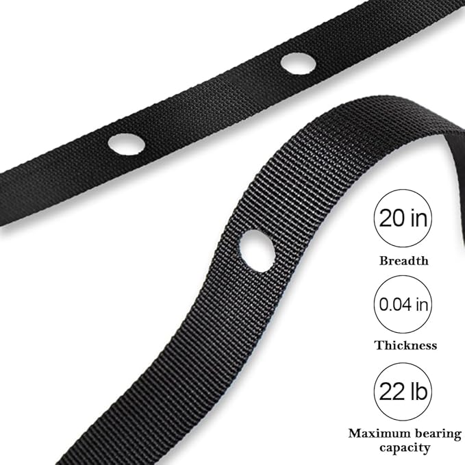Travel Clothesline, Portable Camping Clothesline, 12 Feet Long with Hole, Used for Hotel Room Cruise Ship Indoor Outdoor (Black)