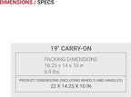 SwissGear 7366 Signature Hardside Expandable Luggage with Spinner Wheels, TSA Lock, Cup-Holder, White, Carry-On 19-Inch