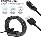 VeryFit Smartwatch Charger for IDW13/IDW16/IDW19/IDW25/IDW26/IDW28/ID208 Plus-TOOBUR/VrpeFit/Gydom/Fitpolo/Woneligo/aeac/Hingso/LODIMEKE Watch Charging Cable Cord Replacement Charger