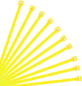 XINGO 8 Inch Yellow Cable Zip Ties (500 Pack), 40 Lbs Tensile Strength-Heavy Duty, Self-Locking Nylon Plastic Nylon Wire Ties for indoor and outdoor use