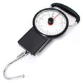 Manual Luggage Scale, Mechanical Luggage Scale with Tape Measure, Up to 80 Pounds/35kg (Black)