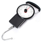 Manual Luggage Scale, Mechanical Luggage Scale with Tape Measure, Up to 80 Pounds/35kg (Black)