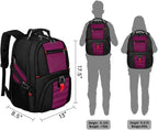 YOREPEK Large Backpack for Men, Extra Large Laptop Backpacks for Men Women, Water Resistant Travel Backpack Airline Approved Business Work Bag Fits 17 Inch Computer, Black
