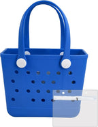 Lightweight Extra large Rubber Beach Bag Small mini Tote Bag for Gym Waterproof medium Open Handbag for Pool Sports