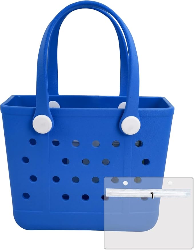 Lightweight Extra large Rubber Beach Bag Small mini Tote Bag for Gym Waterproof medium Open Handbag for Pool Sports