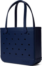 BOGG BAG Medium Tote – 15” x 12.5” x 5” – Durable, Washable, Tip-proof – Beach, Pool, Boat, Work, Sports (You Navy Me Crazy)