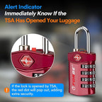 Forge Travel Lock,TSA Approved Luggage Locks for Air Travel, Gym Lockers, School Lockers, Pelican Cases, Gun Case, Easy Read Dials, Durable Alloy Body