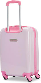 American Tourister Disney Princess Carry-On Luggage - Airline Approved, Durable Hardshell with Disney Princess Favorites - Roll Confidentially with Spinner Wheels & Colorful Adjustable Handle