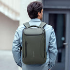 MARK RYDEN Business Backpack for Men, Waterproof High Tech Backpack with Sport Car Shape Design and USB Charging Port, Travel Laptop Backpack Fits 17.3 Inch Notebook