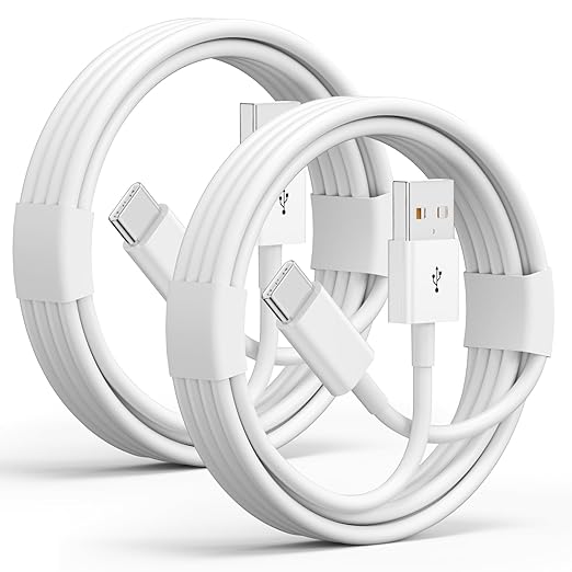 Car Carplay Cable for iPhone 17 Pro Max/Air/16/15 Pro Max/Plus/16e Cables,2Pack USB A to USB C for iPhone USB C Cord,USB C Cable for iPad Pro/iPad Air Android Charger Cord Type-C Charging Cable 3FT