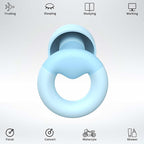 Earplugs for Sleeping,Noise Reduction Soft Silicone Ear Plugs with 7 Pairs Ear Tips&One Connection Cord,Hearing Protection Reusable Earplugs for Sleeping,Concert, Work&Sound Reduction 25dB-30db