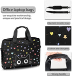 Cute Laptop Shoulder Bag for Women Men, Computer Laptop Bag Laptop Sleeve Case Laptop Satchel Briefcase Carrying Bag QA-1