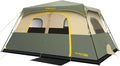FanttikOutdoor Camping Tent 4/6/8/10 Person Instant Cabin Tent Setup in 60 Seconds with Rainfly & Windproof Portable with Carry Bag for Family Camping & Hiking, Upgraded Ventilation, Navy Blue