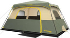 FanttikOutdoor Camping Tent 4/6/8/10 Person Instant Cabin Tent Setup in 60 Seconds with Rainfly & Windproof Portable with Carry Bag for Family Camping & Hiking, Upgraded Ventilation, Navy Blue