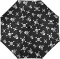 AMRANDOM Travel Folding Umbrella Automatic Open Tri-Fold For Car Rain Outdoor Use For Car Rain Outdoor Use With Black Anti-Uv Coating