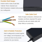 12V 8A 96W Power Supply Adapter AC to DC Converter Charger AC 110V ~ 240V to DC 12V 8Amp Transformer for Water Pump, CCTV, Computer Project