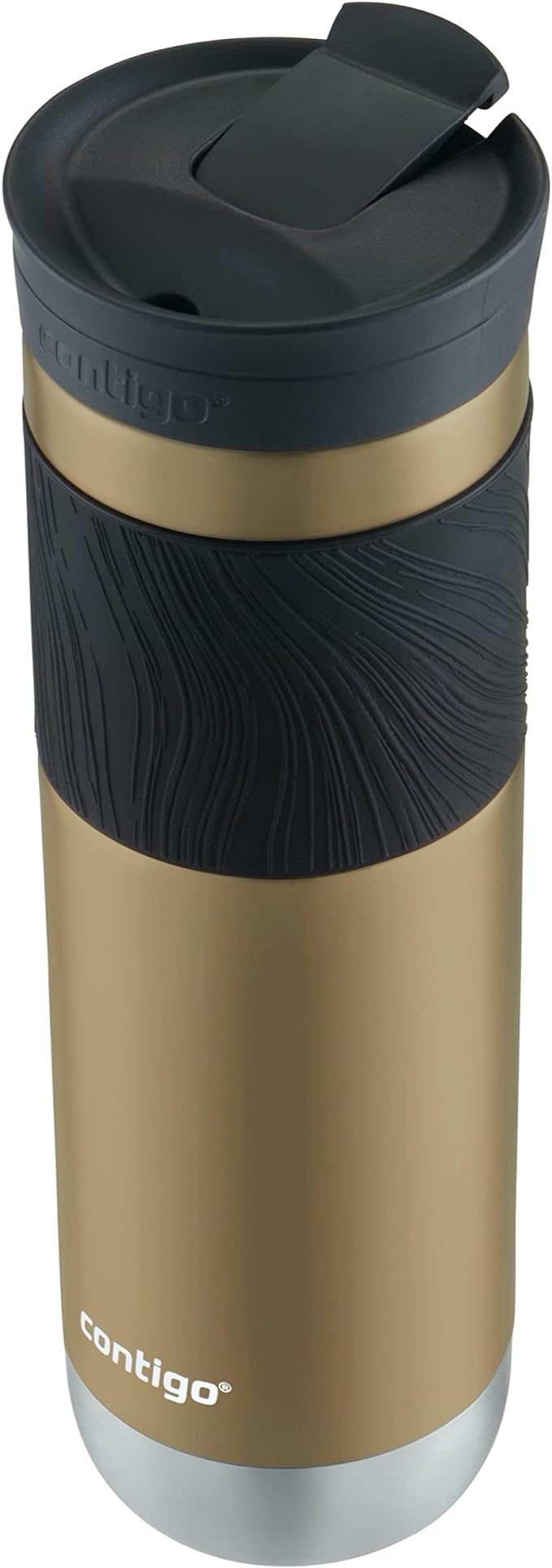 Contigo Byron 2.0 Stainless Steel Travel mug with Snapseal Lid and Grip, 24oz, Chardonnay, BPA Free and Leak Proof