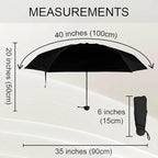 TopTie Compact Mini Umbrella for Purse, Small Sun & Rain Umbrellas with Case, Travel Folding Umbrella