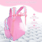 RHCPFOVR Kids Backpack for Girls - Girls Backpack 3-8 Ages Butterfly for Kids 15 Inch School Bookbag for Kindergarten Elementary School Bookbag for Girl 1st 2nd Grade